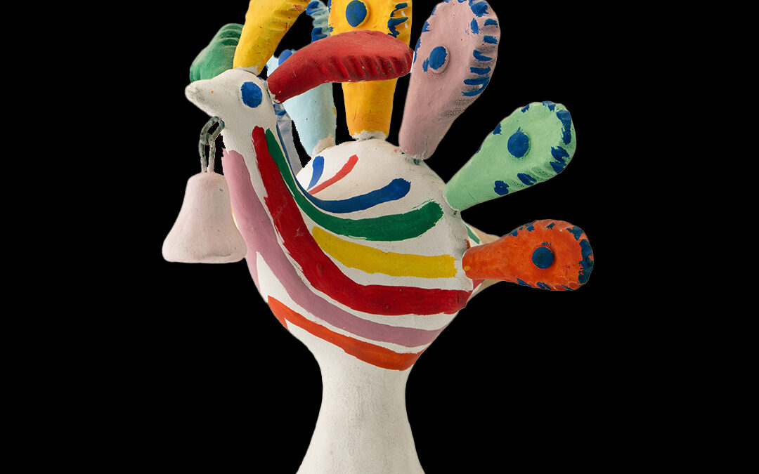 Fischietto a forma di pavone