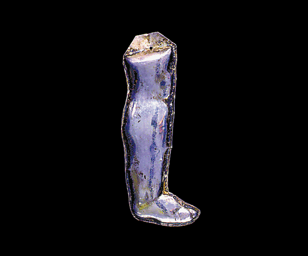 206 Ex voto anatomico, argento, sec. XIX, inv. 31950