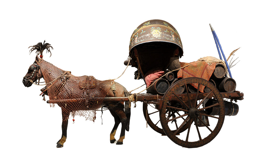 Carro per il trasporto del vino