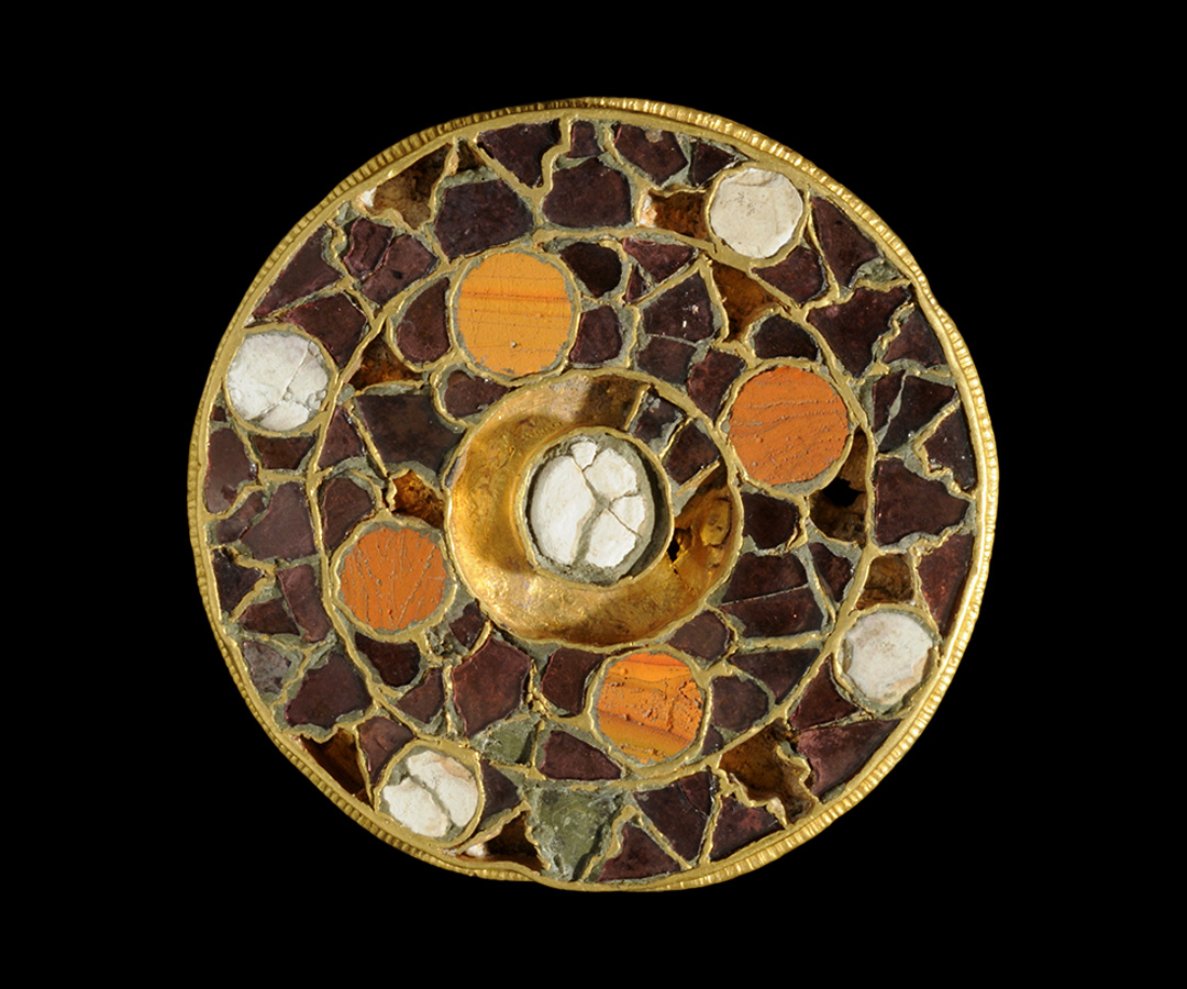 Fibula a disco Tomba 150 Nocera Umbra inv. 1110 FRONTE