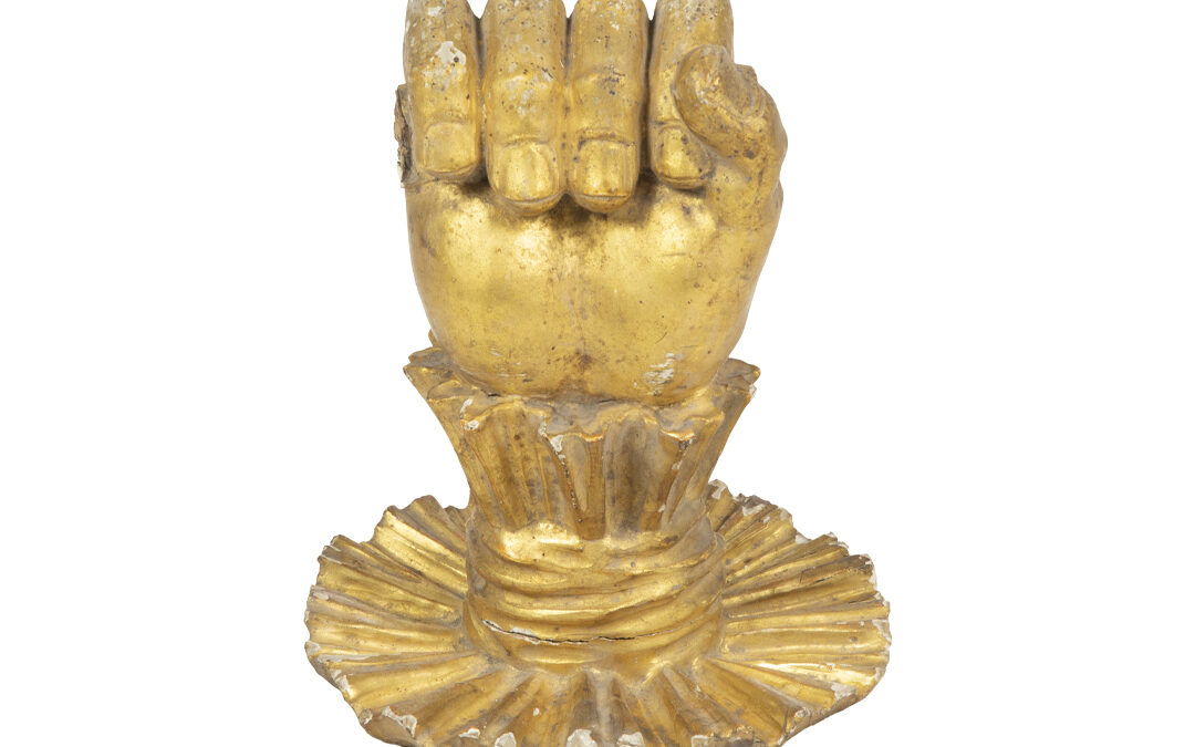 Sculptural fragment of hand