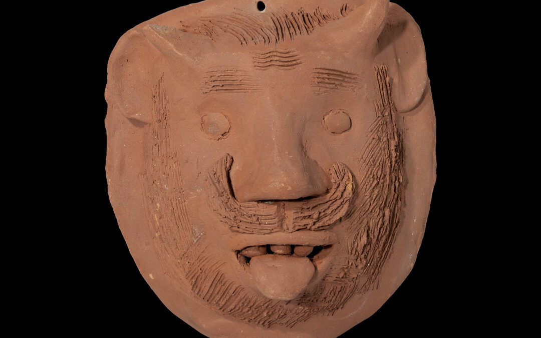 Maschera apotropaica in terracotta
