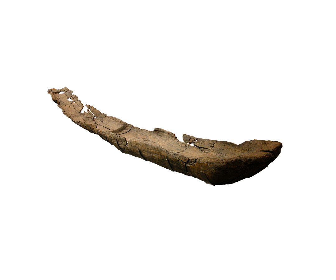 Piroga in legno, La Marmotta- Inv. MPE 144366(2)