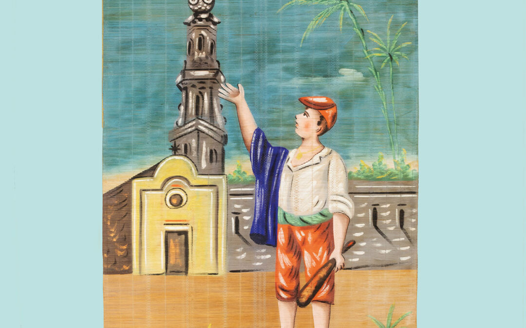 La stuoia dipinta a tempera